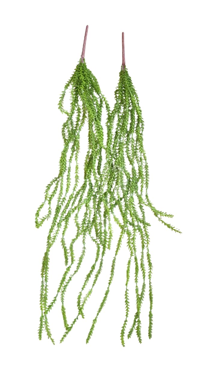 Eikaebana Flower Shop Eikaebana Flower Shop 1 Pc Artificial Plant Leaf Hangings for Decoration Living Room Indoor Table Centerpiece Home Decor Wedding Decoration Party Events Green  - Image 1