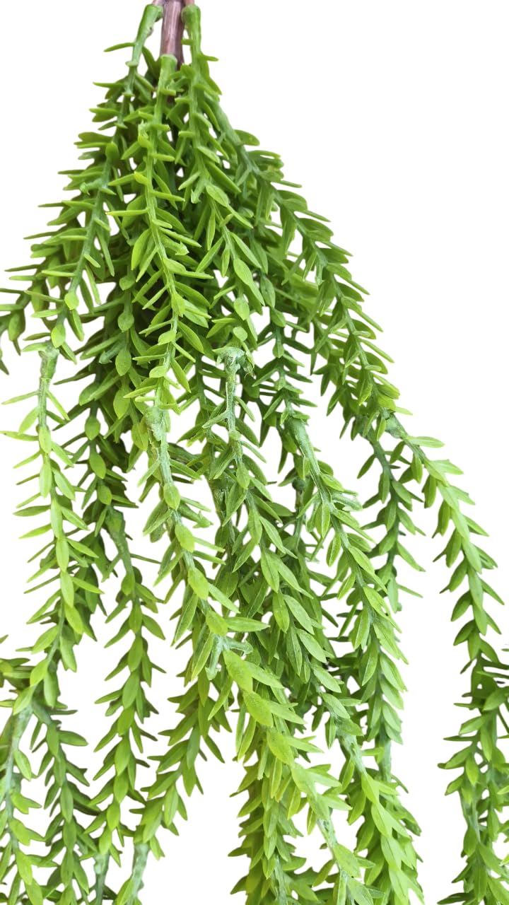 Eikaebana Flower Shop Eikaebana Flower Shop 1 Pc Artificial Plant Leaf Hangings for Decoration Living Room Indoor Table Centerpiece Home Decor Wedding Decoration Party Events Green  - Image 3