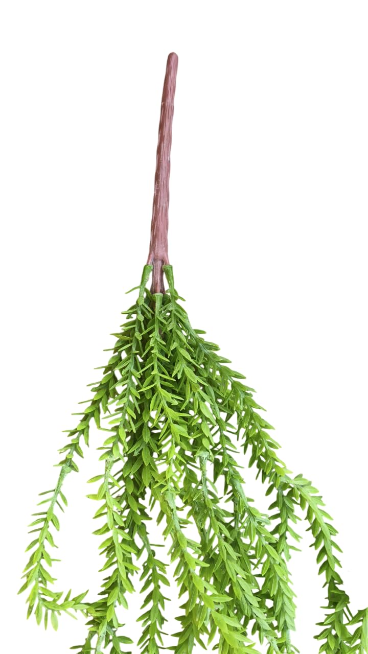 Eikaebana Flower Shop Eikaebana Flower Shop 1 Pc Artificial Plant Leaf Hangings for Decoration Living Room Indoor Table Centerpiece Home Decor Wedding Decoration Party Events Green  - Image 5