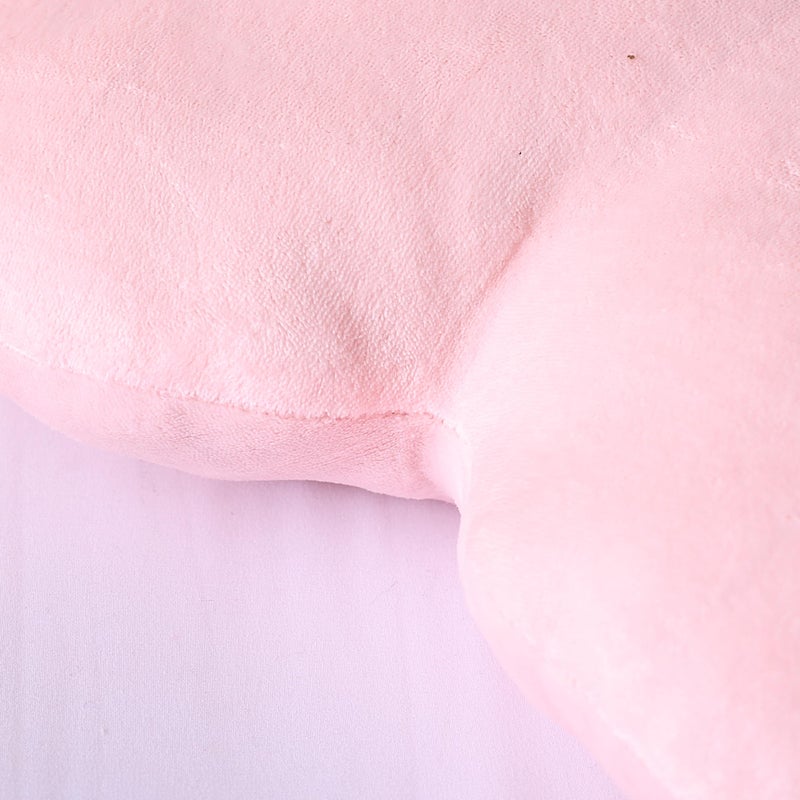 EVOLIVE Heart Pillow, Love Pillow Gifts, 15X17 Inch Large Heart Shaped Pillows, Micromink Room Decor Throw Pillows, Living, Bedroom, Indoor Outdoor (Pink) - Image 3