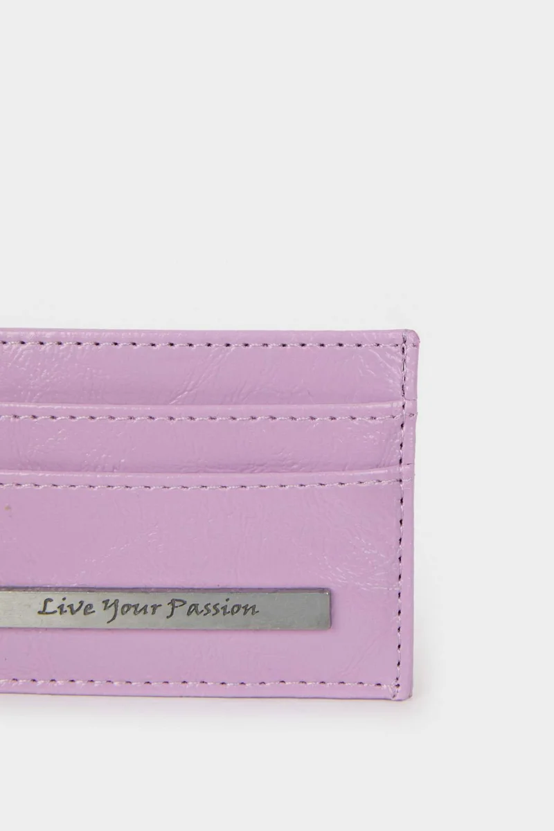 Defacto  Woman Faux Leather Business Card Wallet for Women | Best Price UAE
