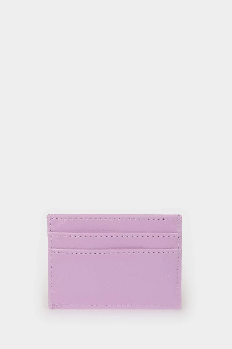 Defacto  Woman Faux Leather Business Card Wallet for Women | Best Price UAE