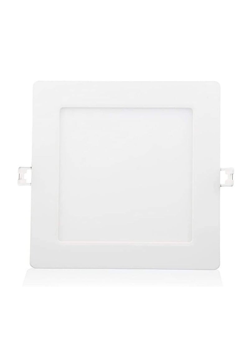 جلوير ضوء بانل LED نحيف مربع بقدرة 18 واط من GloWare – أبيض دافئ، تركيبة سقف مدمجة فائق النحافة (الموديل: Glo-RSPL18WW) - Image 2