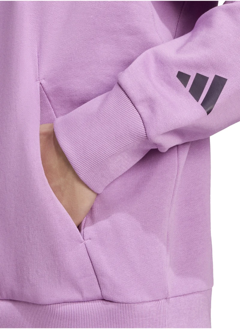 Adidas Bloom Sky Print French Terry Hoodie