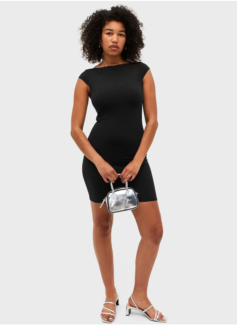 MONKI Round Neck Dress