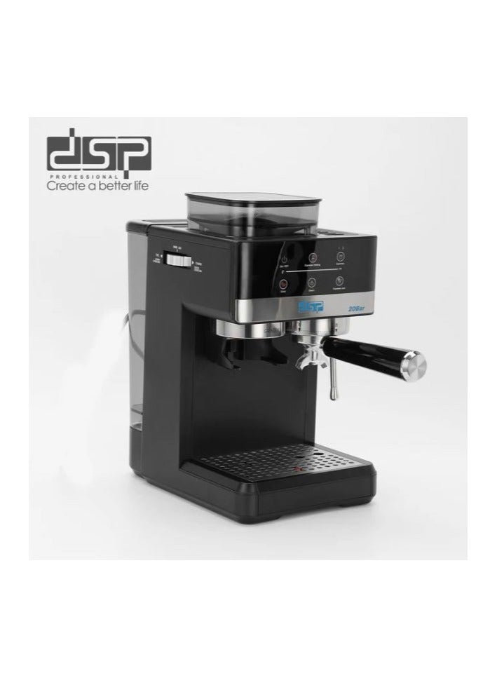 دي اس بي ماكينة اسبريسو تاتش 20 إعداد طحن, 1350 وات, 1 لتر - Image 1