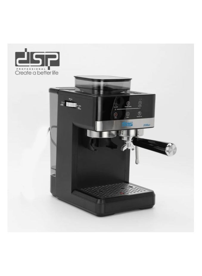 دي اس بي ماكينة اسبريسو تاتش 20 إعداد طحن, 1350 وات, 1 لتر - Image 2