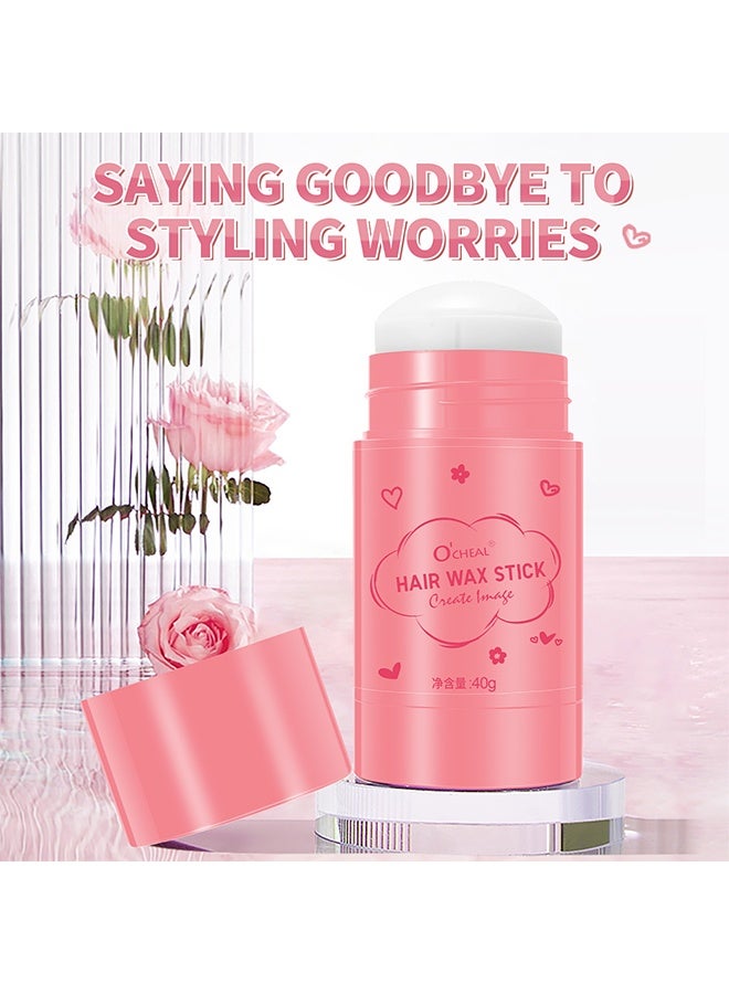 اوكيل عصا شمع الشعر للنساء ، شمع الشعر الأملس للشعر المتطاير والمجعّد، تحكّم في حواف الشعر، غير دهني وطويل الأمد، تصفيف تجعيد الشعر المليء بالحيوية. - Image 2