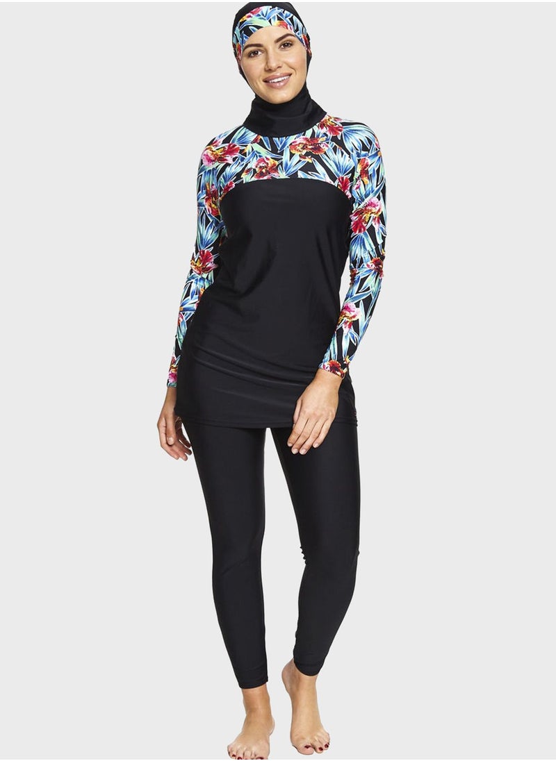 ZOGGS - Hybrid Tropics Modesty Swimsuit - Image 1