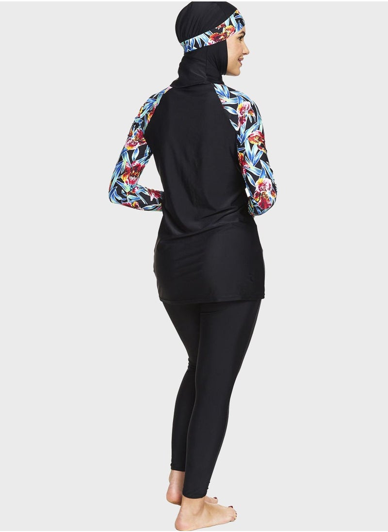 ZOGGS - Hybrid Tropics Modesty Swimsuit - Image 1