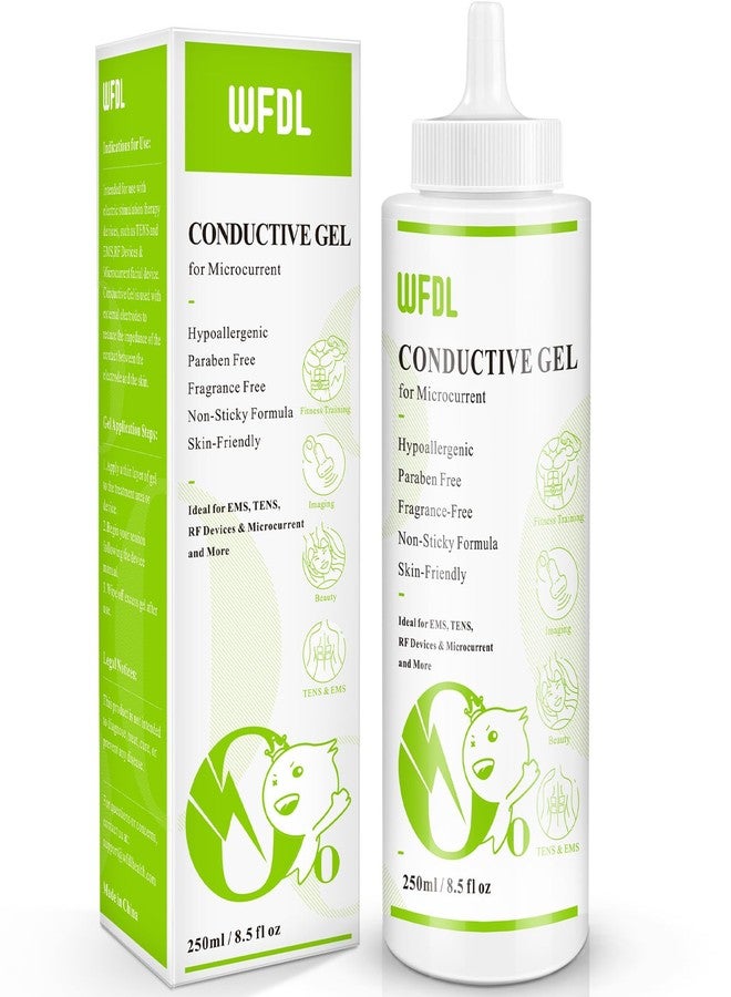 WFDL Microcurrent Conductive Gel Perfect for EMS, RF and TENS, Safe and Non-Sticky Gel, 8.5 oz - Image 1