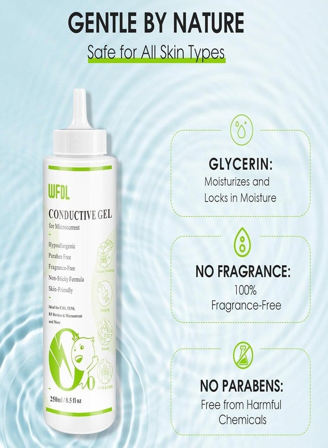 WFDL Microcurrent Conductive Gel Perfect for EMS, RF and TENS, Safe and Non-Sticky Gel, 8.5 oz - Image 3