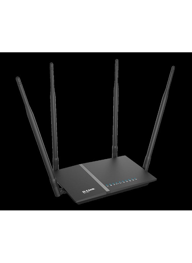 دي لينك Wireless AC 1200 Router Black - Image 2
