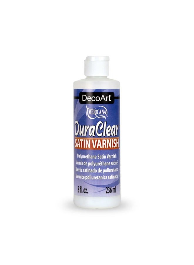 Decoart Duraclear Poly Varnish 8oz Satin - Image 1