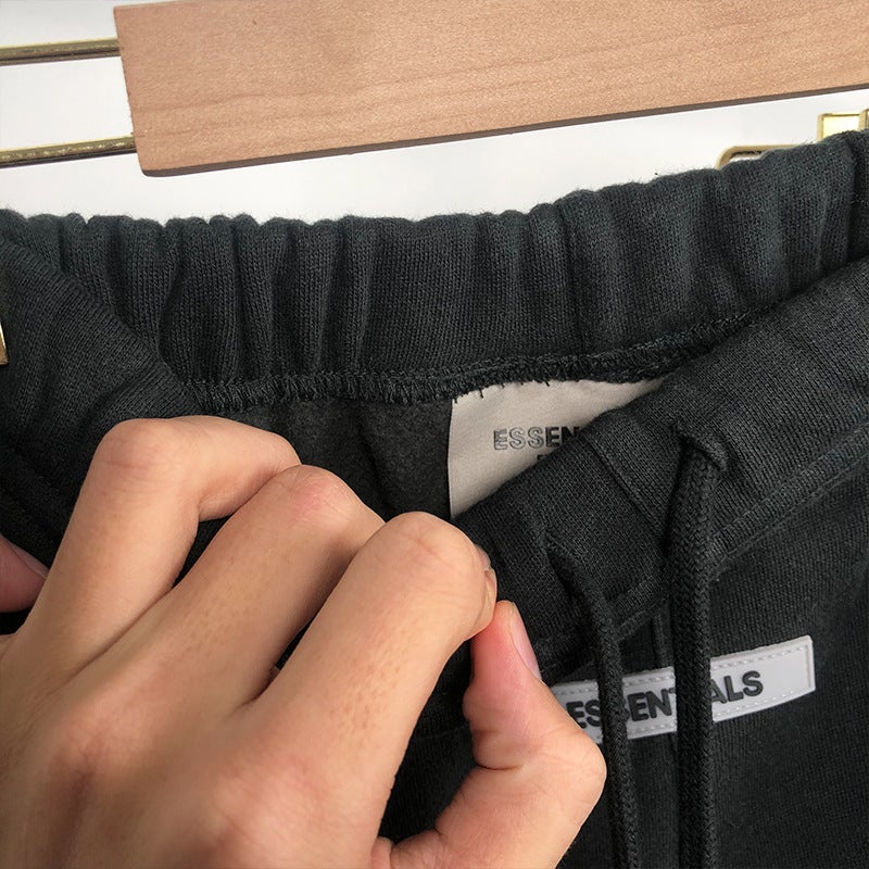 شورتات مخملية أساسية 2020Fw سويت شيرت علامة أزياء الشارع تخفيضات الشورتات المخملية - Image 5