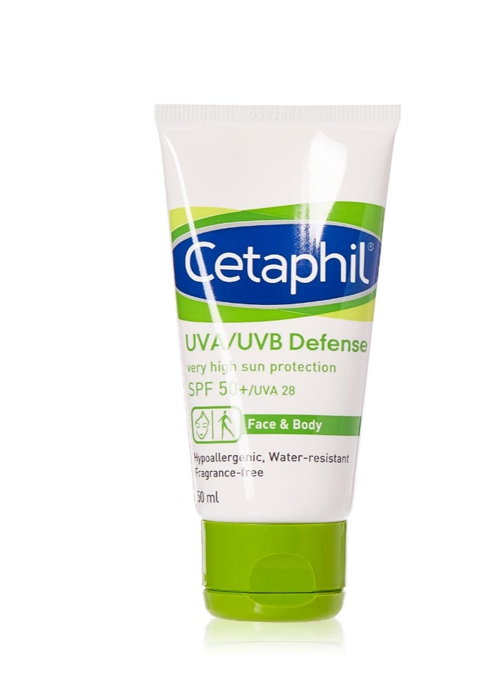 Cetaphil - UVA/UVB SPF50+ Defense Very High Sun Protection 50ml - Image 1