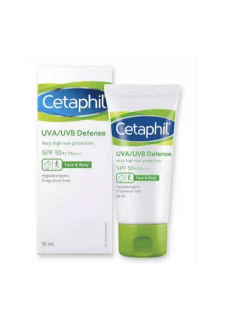 Cetaphil - UVA/UVB SPF50+ Defense Very High Sun Protection 50ml - Image 1