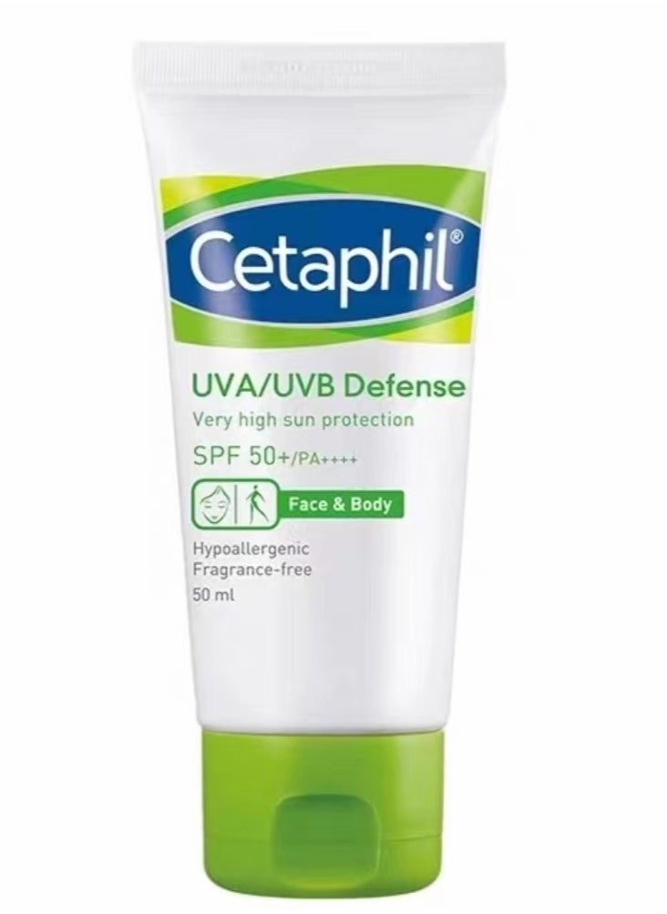 Cetaphil - UVA/UVB SPF50+ Defense Very High Sun Protection 50ml - Image 1
