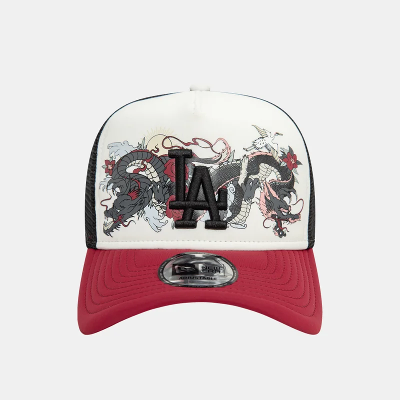 NEW ERA Men's MLB Los Angeles Dodgers 9FORTY A-Frame Trucker Cap