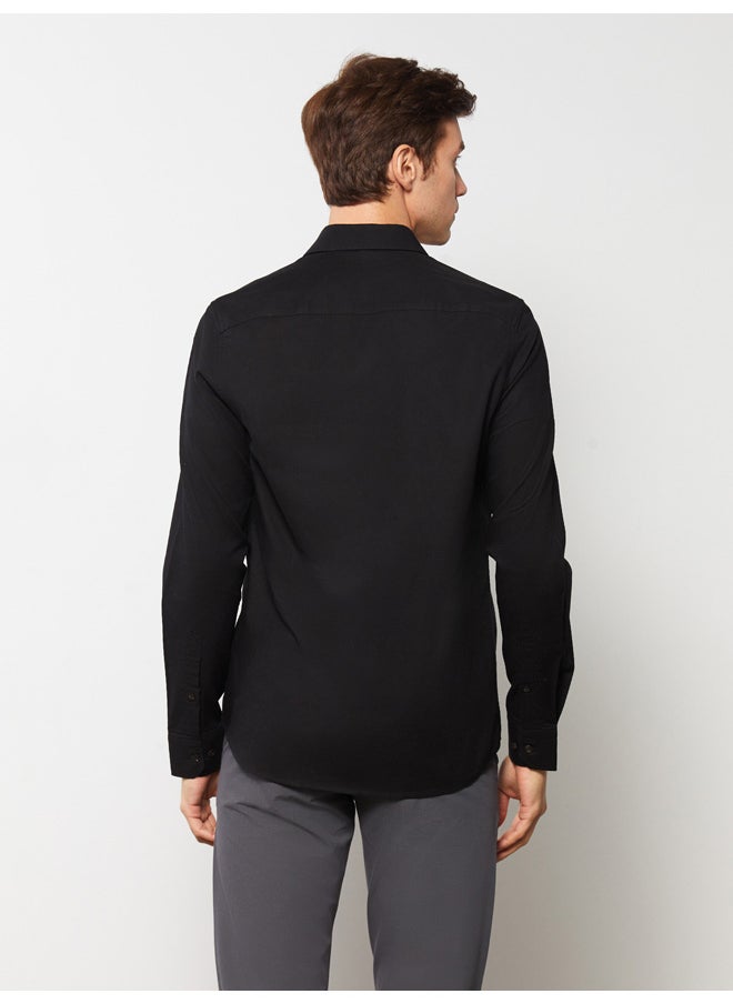LC WAIKIKI - Slim Fit Long Sleeve Oxford Men's Shirt - Image 1