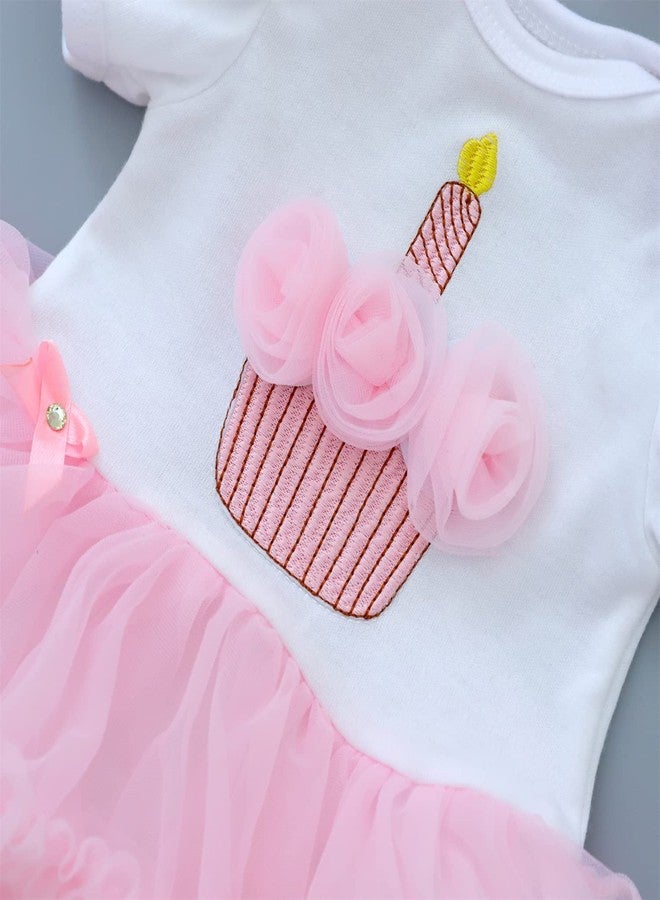 ZIYIUI Reborn Baby Dolls Clothes 22 inch Outfit Accessories 2pcs Set for 20-22 Inch Reborn Doll Newborn Girl White and Pink Skirt - Image 3