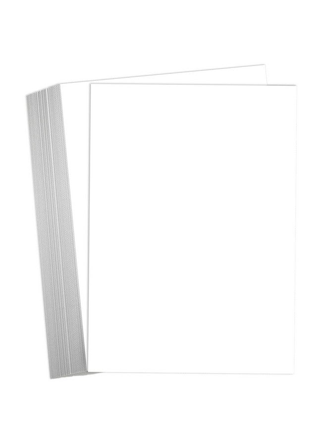 هاميلكو ورق بطاقات أبيض مقاس 8.5 × 11 بوصة سعة 65 رطلًا مكون من 50 حزمة (ساطع) - Image 1