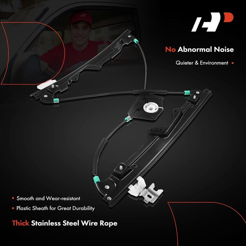 A-Premium Electric Power Window Regulator Without Motor for Nissan Sentra 2007-2012 Front Left Driver Side - Image 4