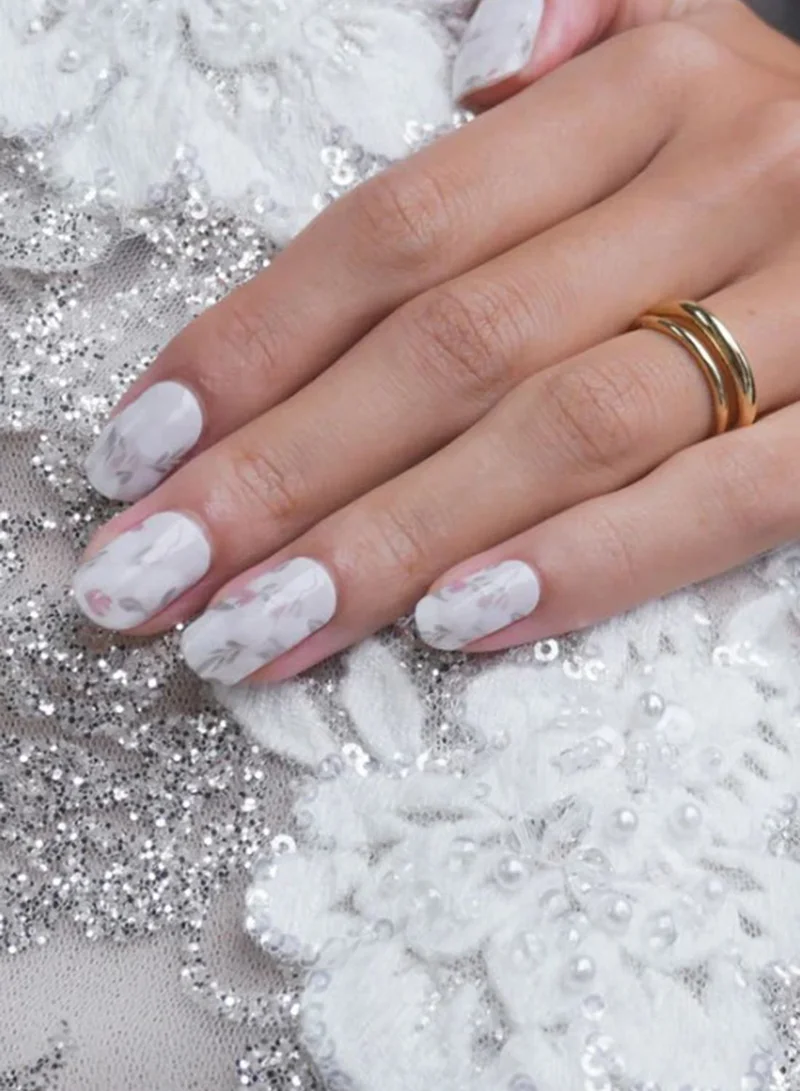 NODSPARK Nail Art Wrap - White Floral
