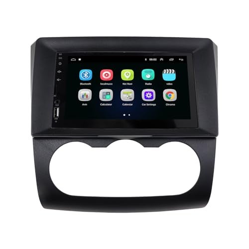 DKMUS Radio Stereo Bezel for Nissan Altima 2006-2012 Dash Installation Mount Trim Kit Fits 9" and Double Din (Manual A/C) - Image 5