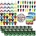 Aoriher 154 Pcs Video Game Party Favors Gift Set for Kids Gaming Party Favors 20 Set of Keychain Bracelet Wristband Treat Bags Sticker Whistle Game on Themed Gamer Boys Birthday Goodie Bag Fillers - Image 2