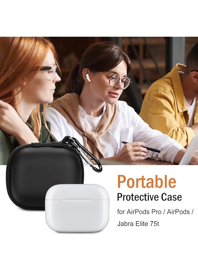 Procases - Airpods 3 2021 Airpods Pro 1St 2Nd Jabra Elite 75T Beats Studio Buds Case Hard Shockproof Eva Travel Carrying Earbuds Storage Bag For Airpods 3 Pro Jabra Elite 75T Earphones Black - Image 1