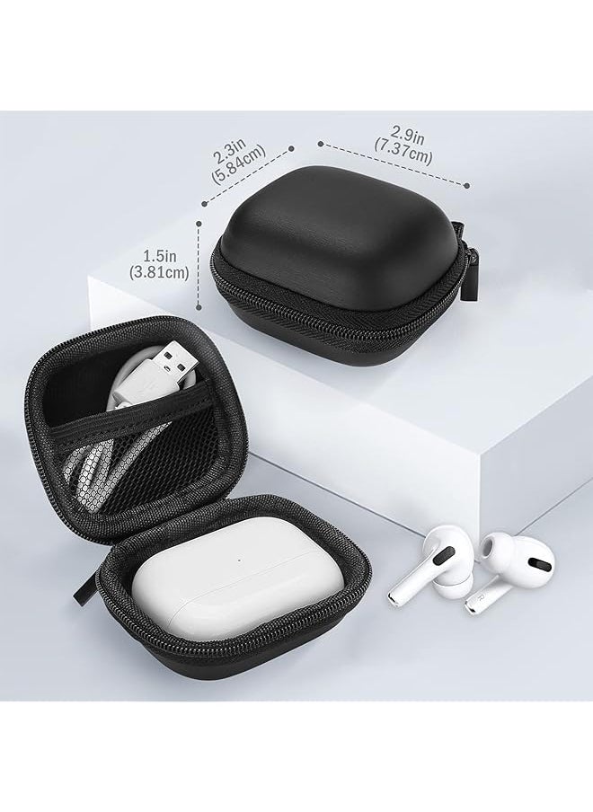 Procases - Airpods 3 2021 Airpods Pro 1St 2Nd Jabra Elite 75T Beats Studio Buds Case Hard Shockproof Eva Travel Carrying Earbuds Storage Bag For Airpods 3 Pro Jabra Elite 75T Earphones Black - Image 1