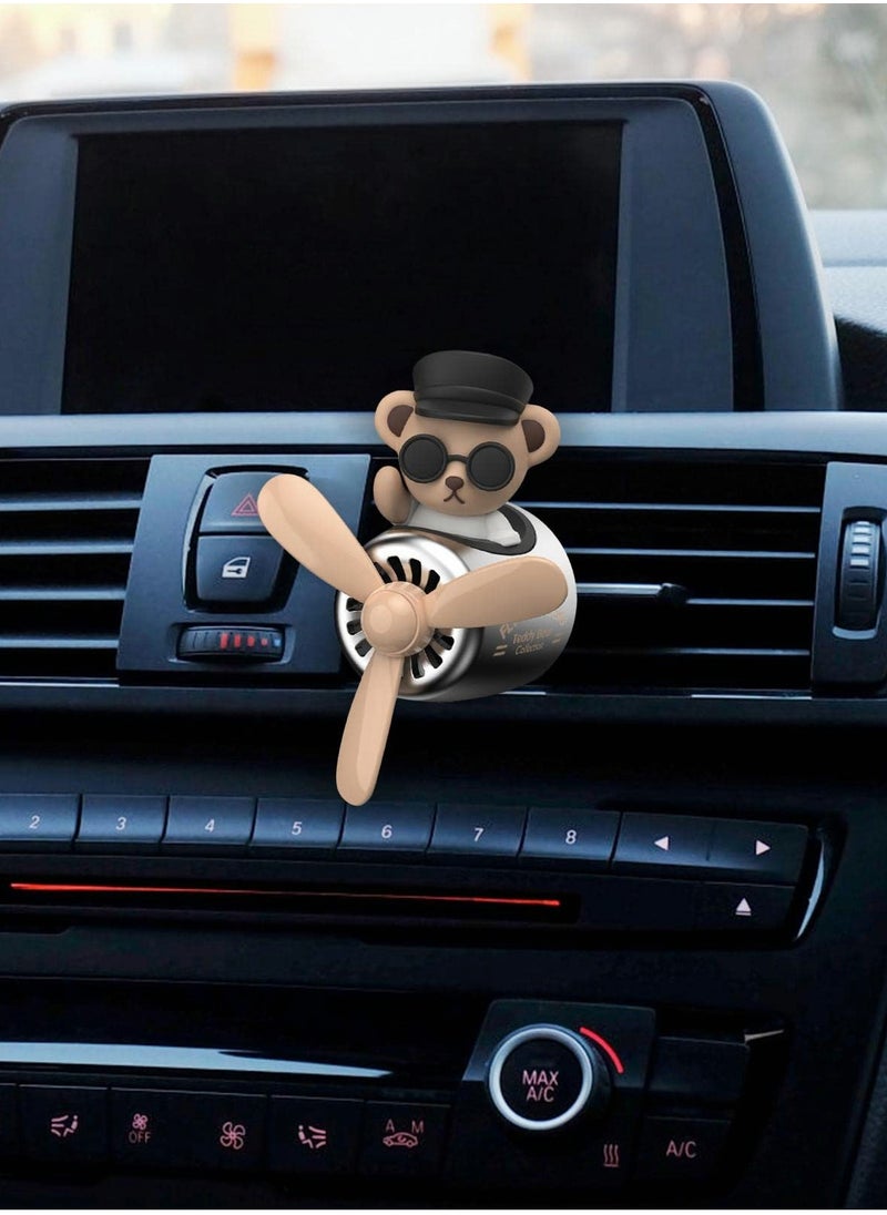 Excefore - Car Air Fresheners Vent Clips(Teddy bear) - Image 1