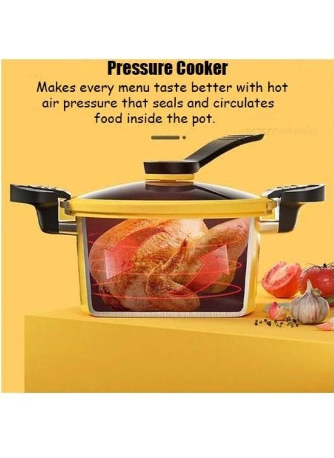 3.5Liters Multifunctional small pressure cooker non-stick quick soup MEDIUM Size 22 Cm -3.5Liters Multicolour