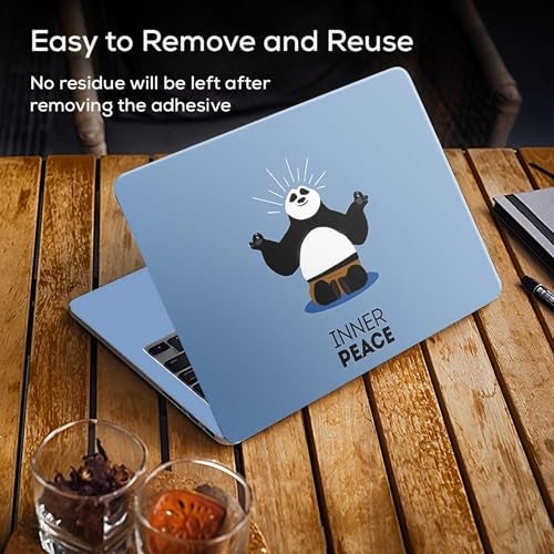 Inkykart DSGN 89 Full Body Laptop Skin Bubble-Free| Laminated| Removable| HD Quality Sticker for Laptops Upto 15.6 Inches Compatible with Hp/Dell/Acer/Lenovo/Asus etc. - Image 3