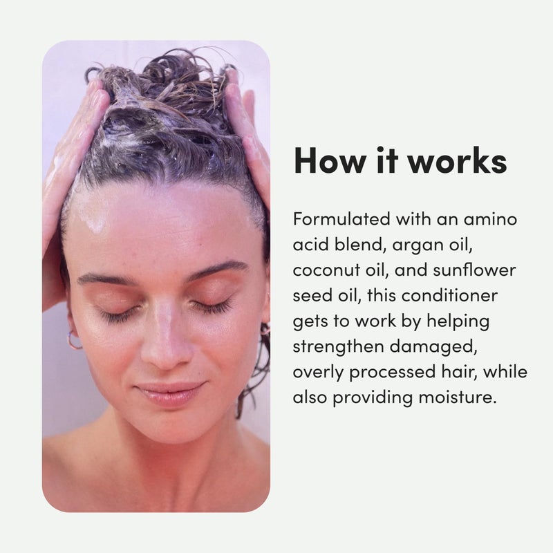 hers Triple Threat Conditioner for Women - Thickening, Moisturizing, Reduces Shedding - Color Safe Hair Loss Conditioner - Napa Rose - 6.4 fl oz - Image 3