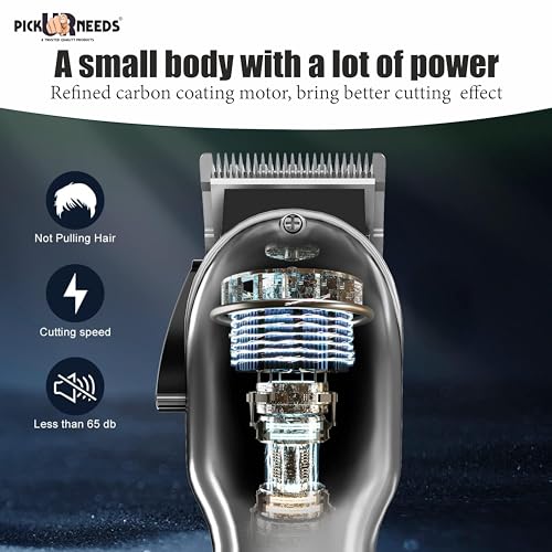 Pick Ur Needs Rechargeable Electric Hair Remover/Clippers/Trimmer For Men Professional Beard Moustache Shaver Cordless With Smart Digital Display - Image 2
