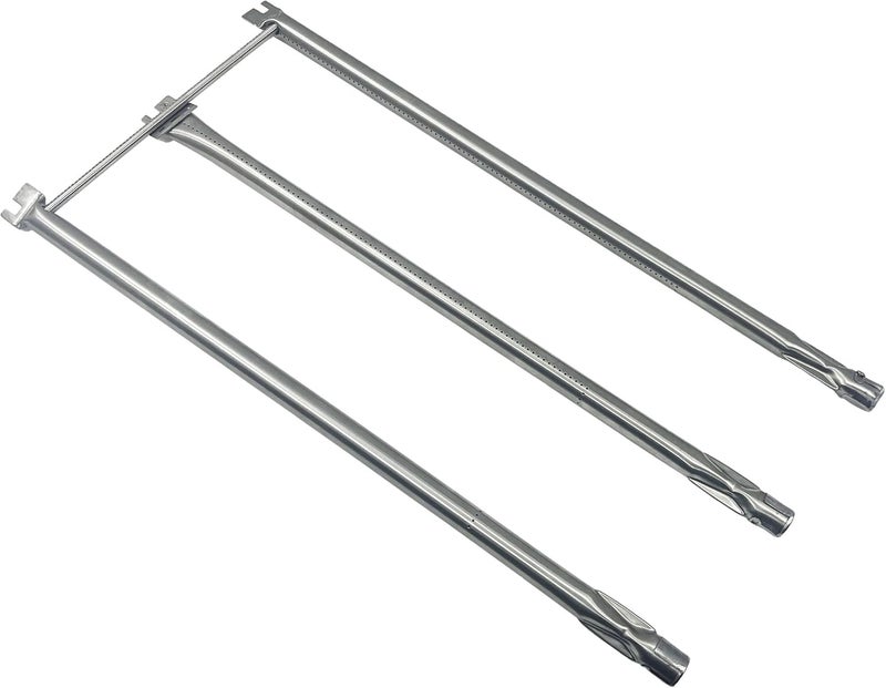 Direct Store Parts DA107 7508 Stainless Steel 3 Burner Tubes fits for Weber Genesis Silver B & C, Spirit 700 & Genesis Gold B/C (2002+), Spirit E-310 & E-320 (2007-2012) Gas Grills with Side Control - Image 1