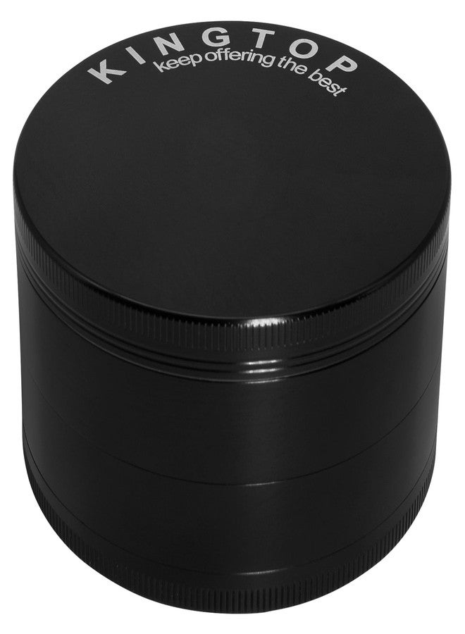 KINGTOP Grinder, Large 3" Spice Grinder (Midnight Black) - Image 1