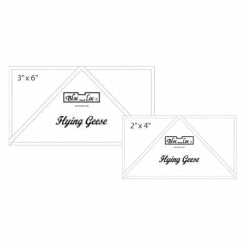 Bloc Loc Flying Geese Ruler Set 32x 4 3x 6 - Image 1