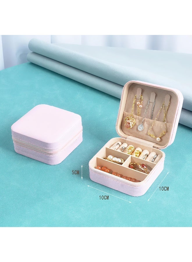 LAZER Jewellery Organiser Pink Portable Storage Box for Women - Image 5
