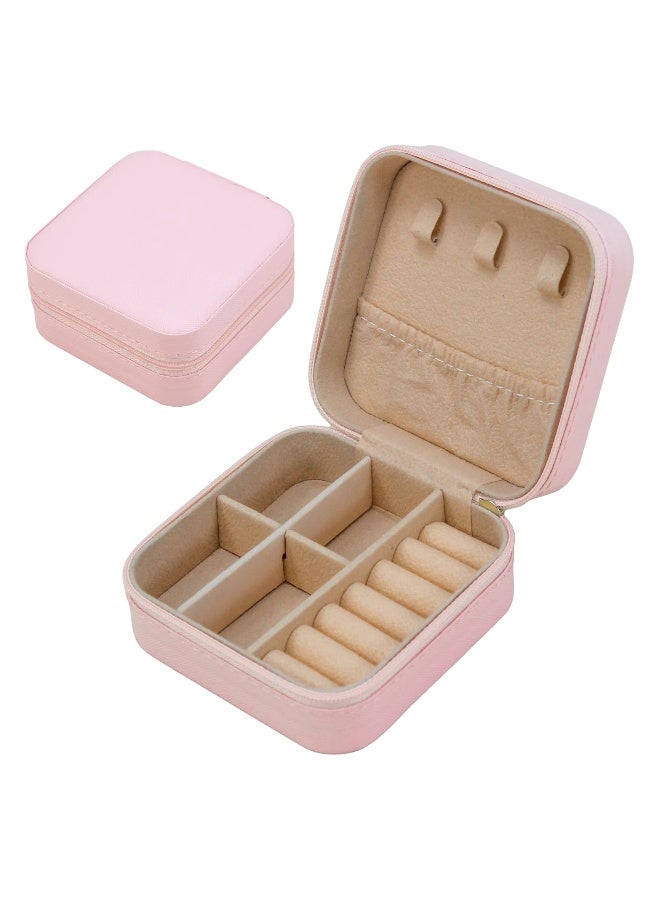 LAZER Jewellery Organiser Pink Portable Storage Box for Women - Image 3