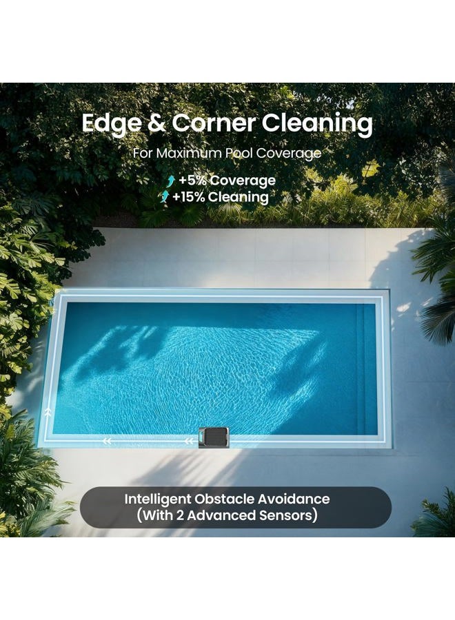 Aiper Surfer S2 Robotic Solar Pool Skimmer with APP Support, 24/7 Cleaning, Dual Charging Modes, Smart Obstacle Avoidance, Ideal for All Swimming Pool Types - Image 5