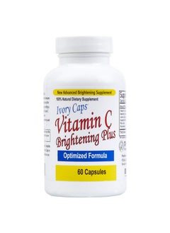 Ivory Caps Maximum Strength Vitamin C Brightening Plus 60 Caps  - Image 2