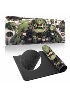Gundam Mouse Pad Oversized Machine Warfare Boys Science And Technology Sense Computer Keyboard Pad Learning Games Dormitory Non-Slip Table Pad-Color:300*700*3mm-Pattern:Up To ① Paragraph 17