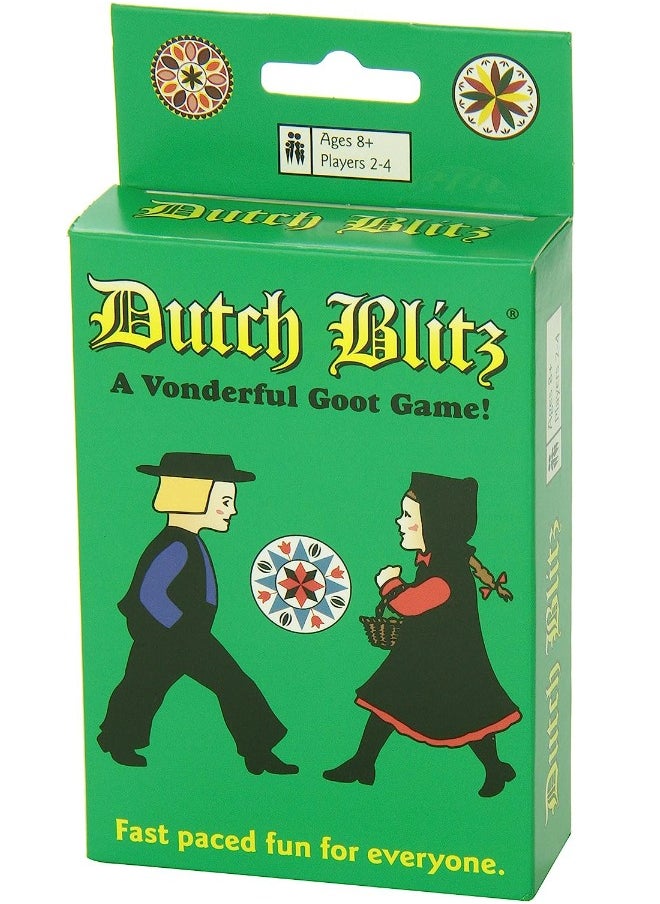 Generic - Dutch Blitz: The Original Fast Paced Card Game, Contains 160 Cards, Quick and Easy to Learn, Great Family Game, Fun for Everyone, for 2 to 4 Players, for Ages 8 and Up - Image 1
