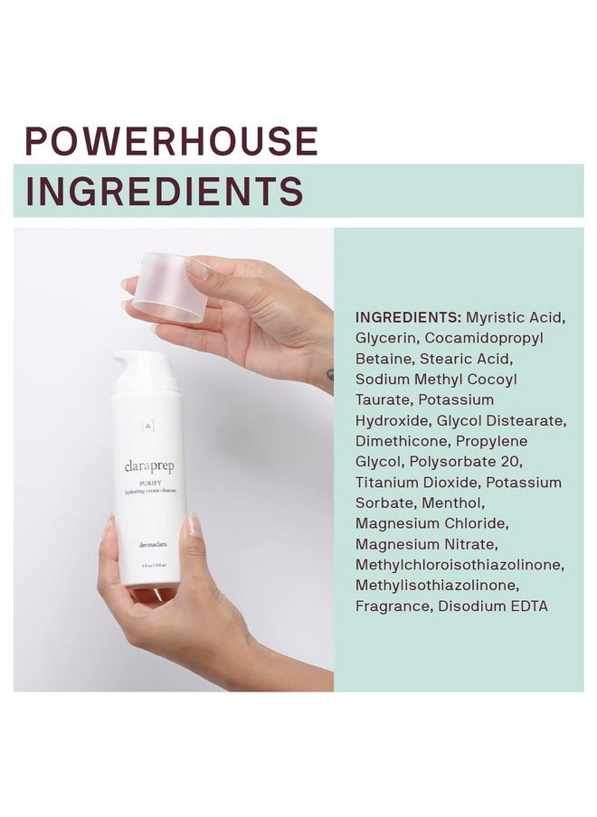 Dermaclara Claraprep Collagen Hydrating Foaming Facial Cleanse  - Image 2