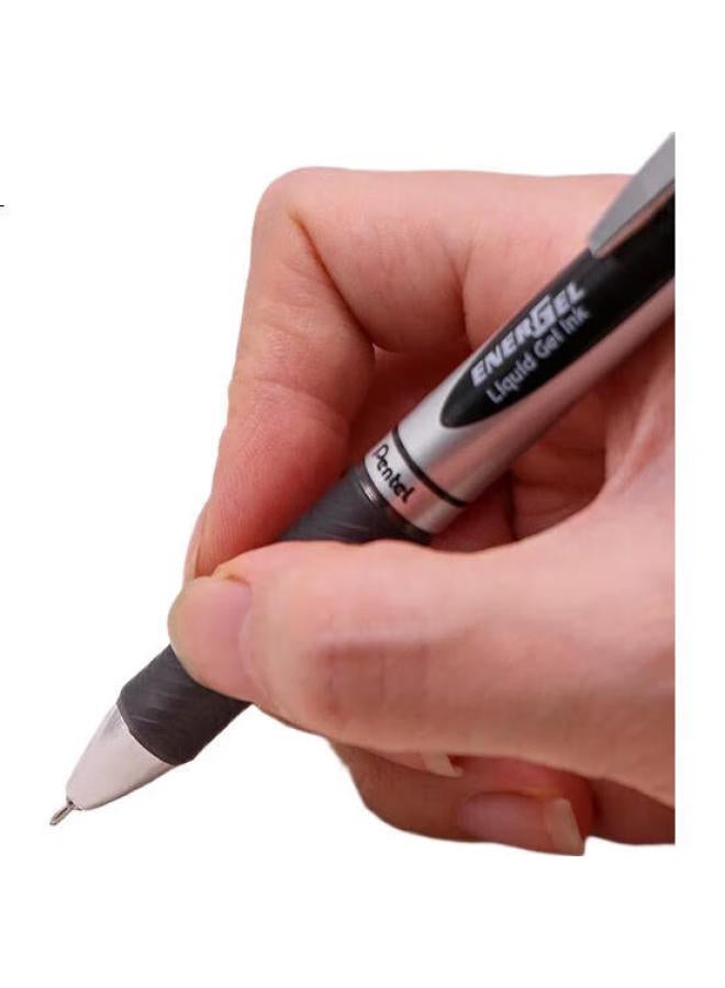 Pentel Bln73 Retractable Gel Pen, Stylish 0.3Mm Signature Pen, Business And Student Quick-Drying Ink Pen, Office Supplies Stationery, Black Single Pen - Image 3