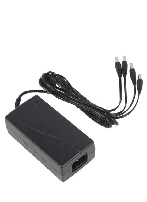 DC 12V 5A Power Supply Adapter 4 Split Power Cable for CCTV Security cameras