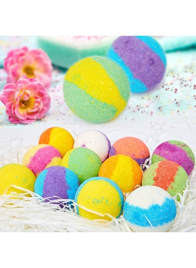 Scented Bath Bombs with Refreshing Scents & Skin Moisturizing Ingredients – Deep Hydration & Luxurious Relaxation Experience – Infused with Shea Butter & Coconut Oil – Suitable for All Skin Types(color may vary) - Image 1
